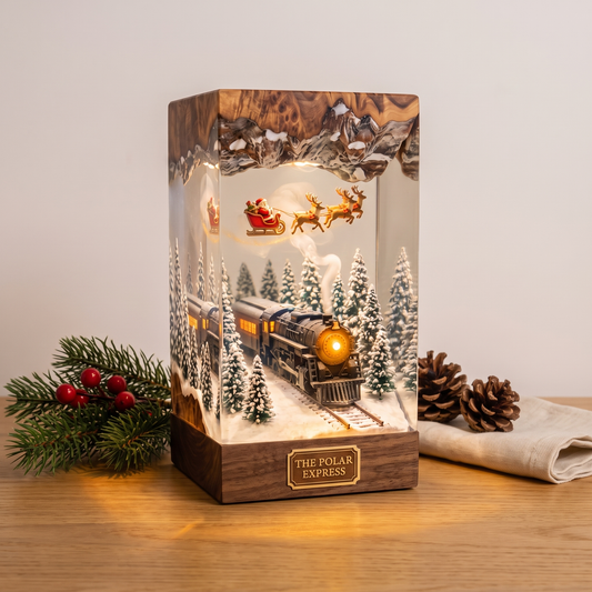 Polar Express Christmas Lamp