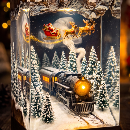 Polar Express Christmas Lamp